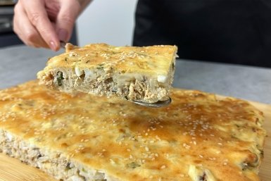 Простой и вкусный рыбный пирог: рецепт за 45 минут