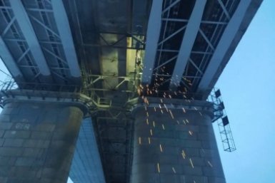 Мост 60-летия ВЛКСМ тг-канал (18+) мэра Омска Сергея Шелеста