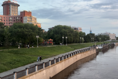 Омск, набережная им. академика Альберта Каримова ИА OmskMedia