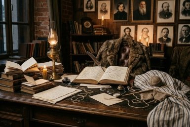 Вязал спицами и ходил в пижаме по улице: только 1 из 10 узнает великих русских писателей по дикой привычке — Тест