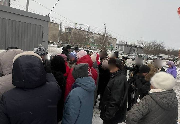 Скрин из видео ЧП Омск - тг