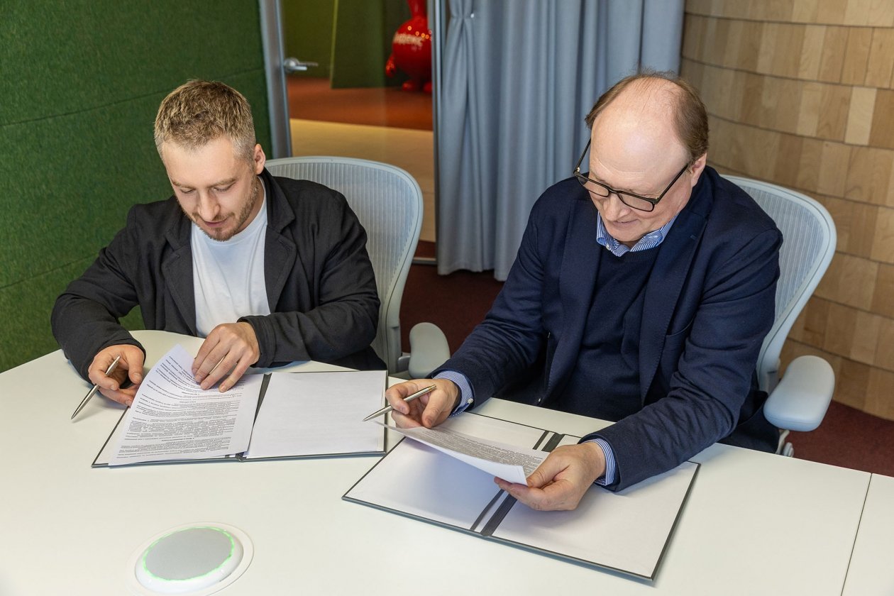 Дмитрий Масюк и Владимир Толстой пресс-служба Яндекса