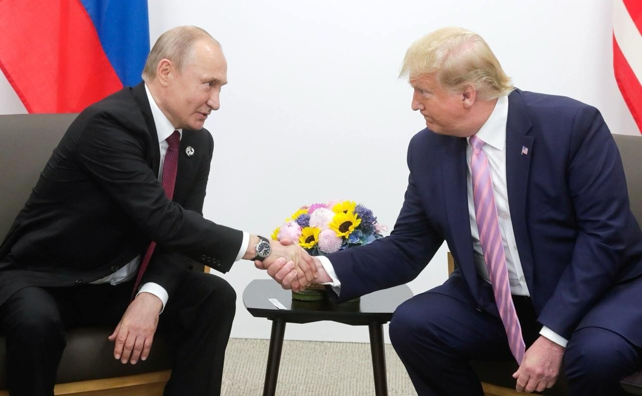 Президенты РФ и США Владимир Путин и Дональд Трамп Kremlin.ru